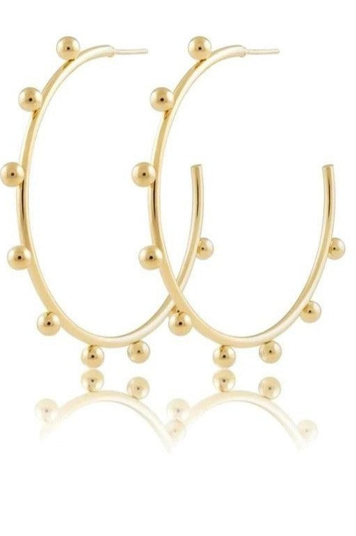 Erin Studded Hoops