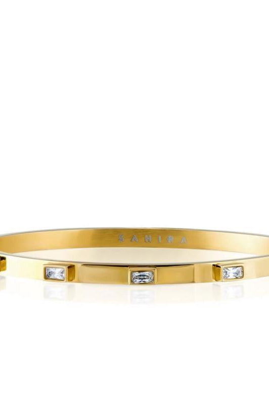 Diamond Baguette Bangle