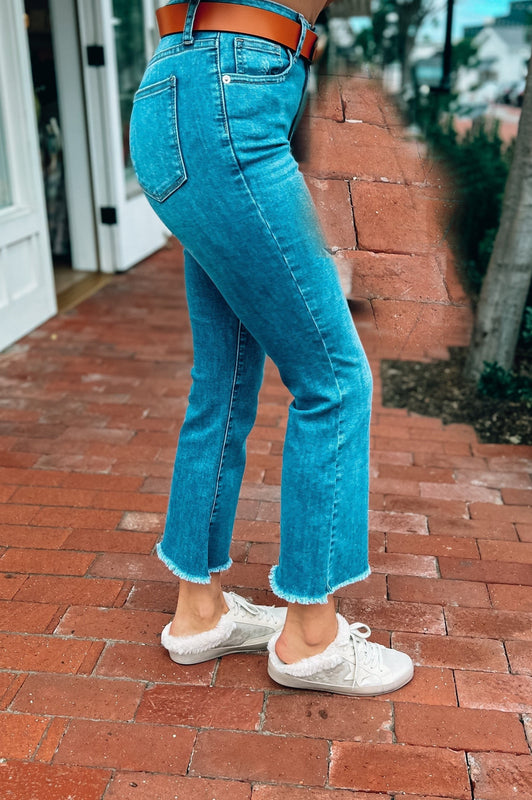 Courtney Crop Flare Denim