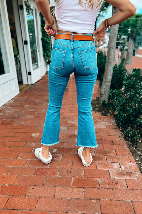 Courtney Crop Flare Denim