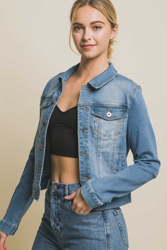 Stretch Denim Jacket