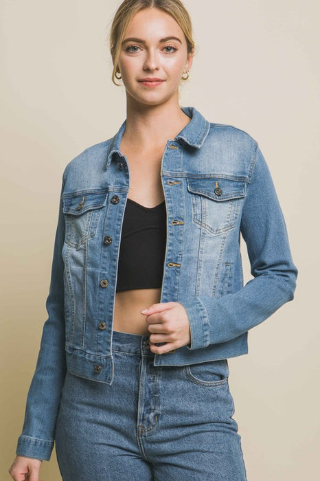 Stretch Denim Jacket