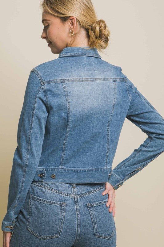 Stretch Denim Jacket