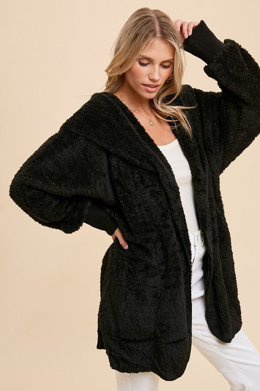 Snuggled in Softness Jacket Black