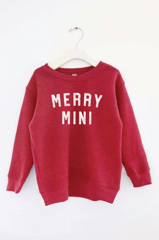 Merry Mini Pullover Red