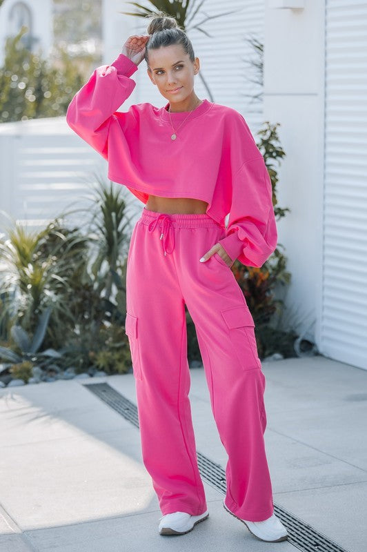 Pinkalicious Sweatshirt Set Fuchsia