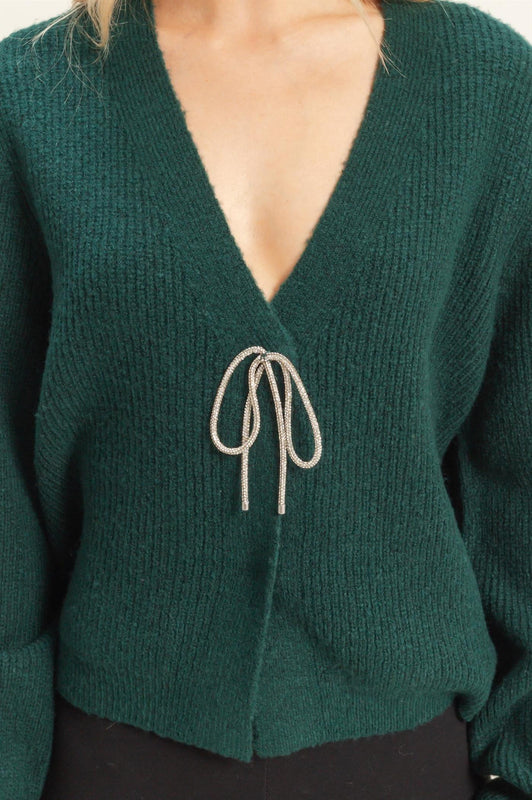 Miss Darling Sweater Green