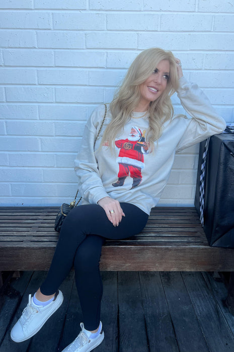 Bougee Champagne Santa Red GG Beige