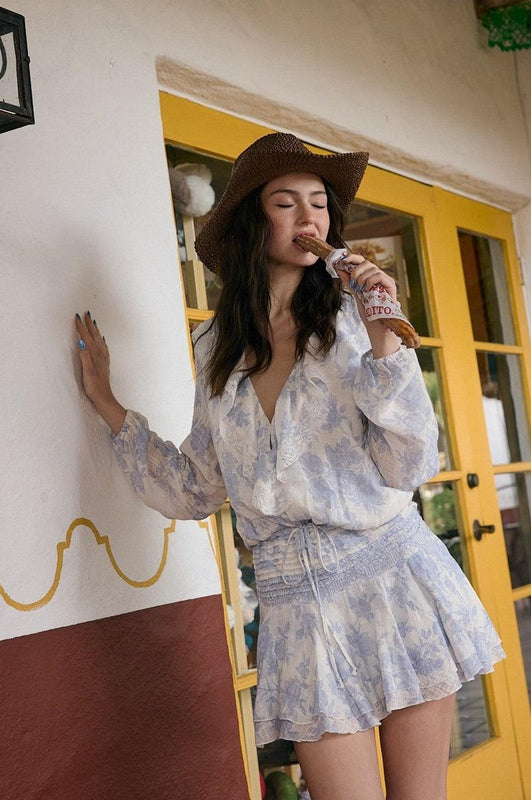 Willow Wisp Dress Blue Floral