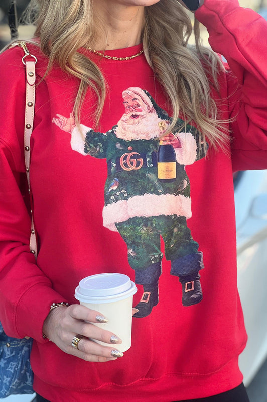 Bougee Champagne Santa Green GG Red