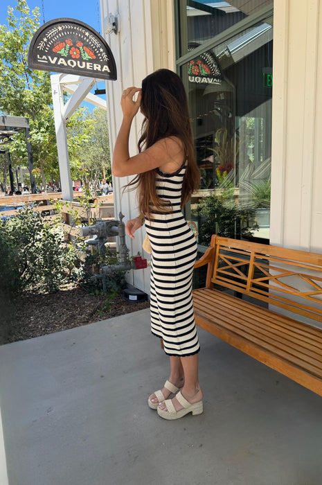 Knit Striped Dress