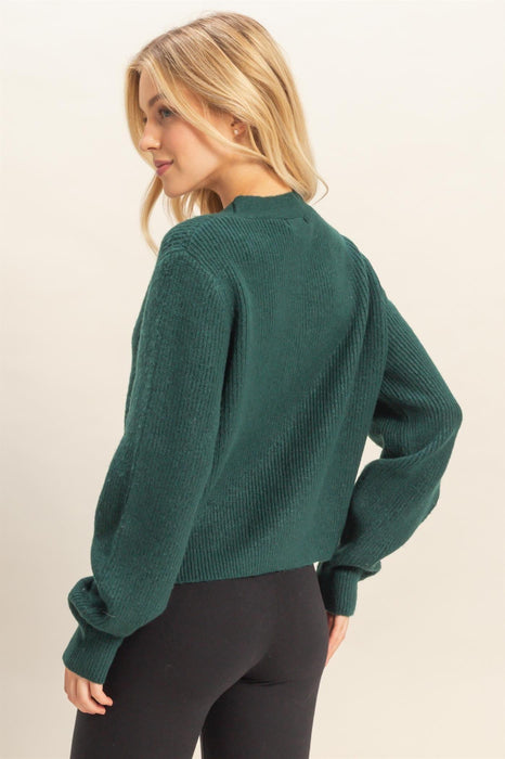 Miss Darling Sweater Green