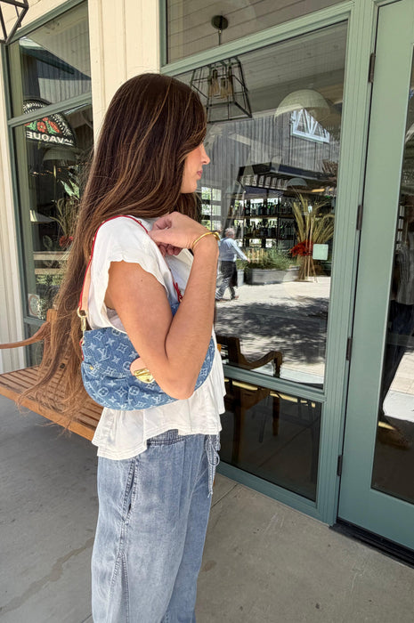 Pin Tuck Waist White Blouse