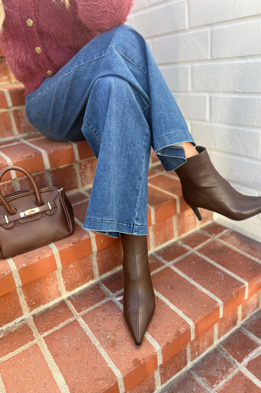 Rosette Sweater Burgundy