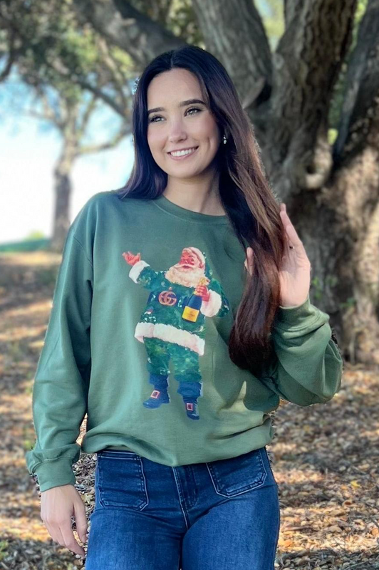 Bougee Champagne Santa Green GG Green