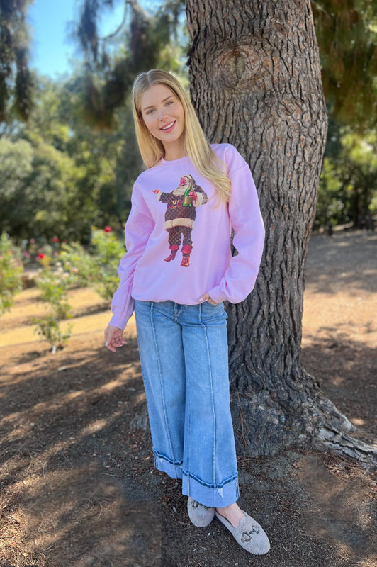 Bougee Champagne Santa LV Pink