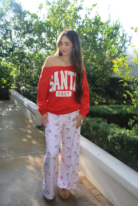 It’s a Pink Christmas Santa Pants