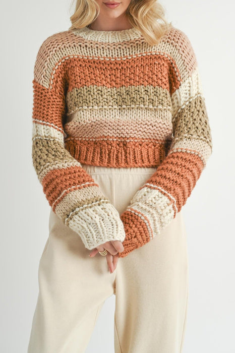 Butter Pecan Chunky Sweater