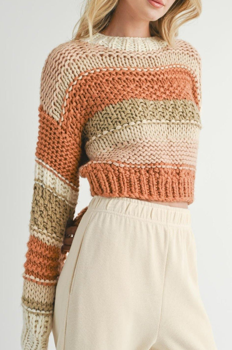 Butter Pecan Chunky Sweater