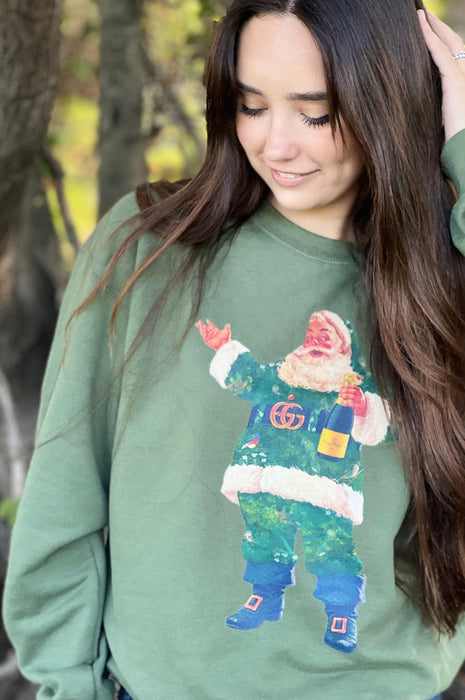 Bougee Champagne Santa Green GG Green