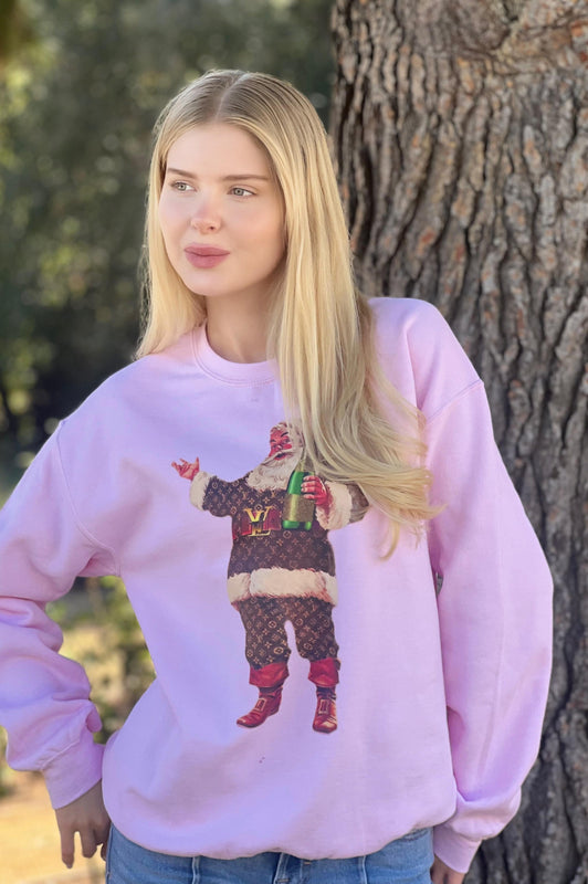 Bougee Champagne Santa LV Pink