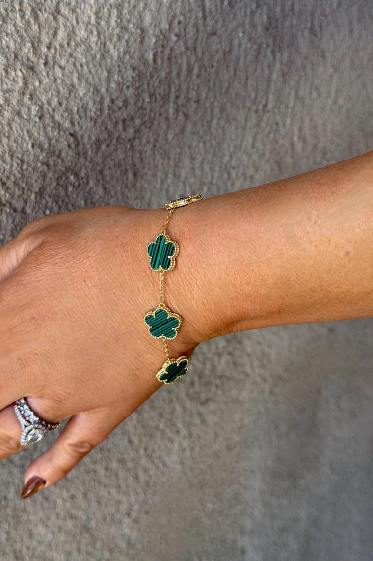 Sahira Clover Malachite Green