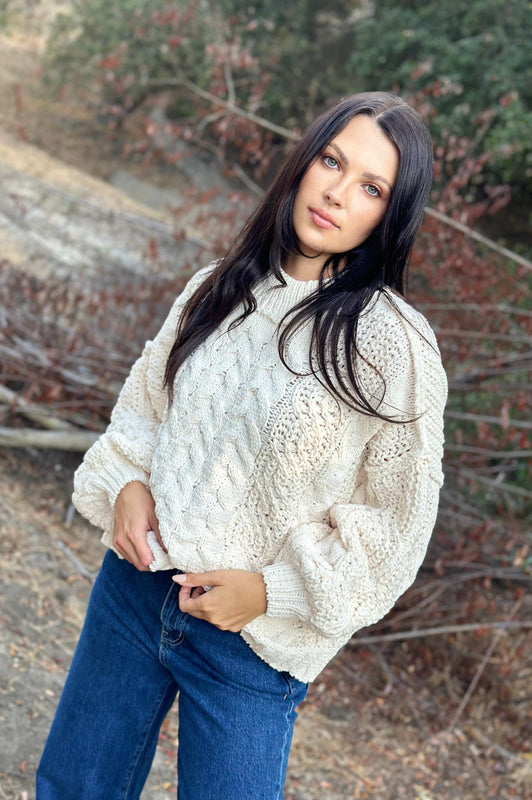 Softness I Love Chenille Sweater Cream