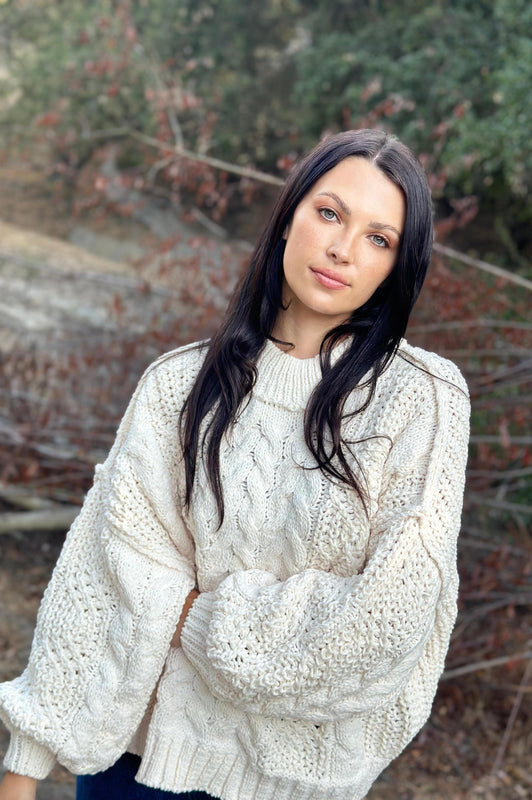 Softness I Love Chenille Sweater Cream