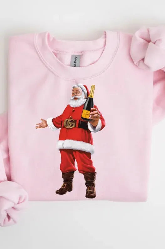 Boogie Champagne Santa Red GG Pink