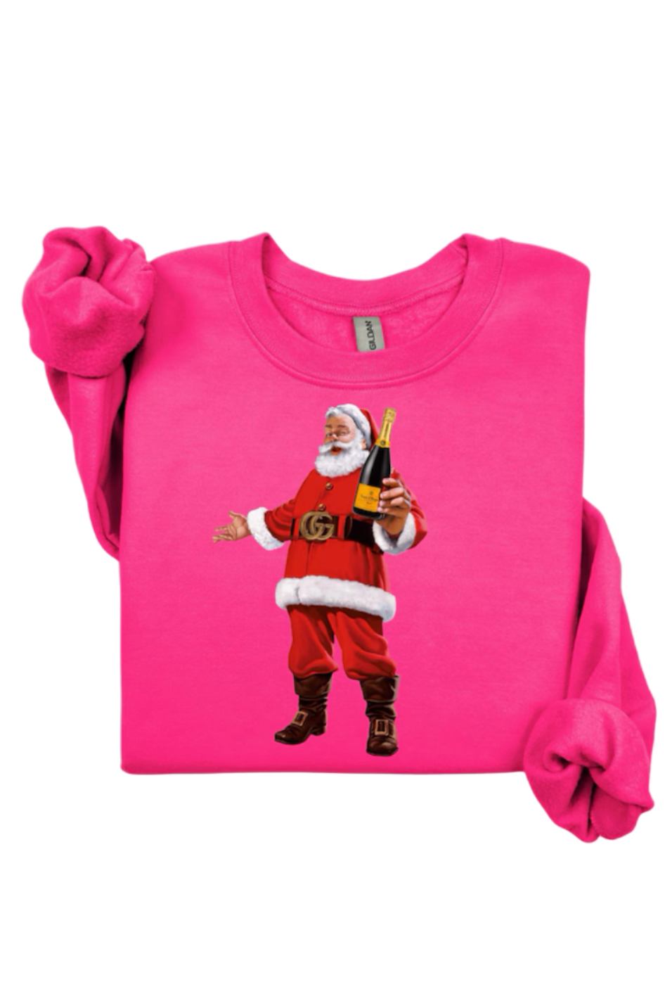 Bougie Champagne Santa Hot Pink