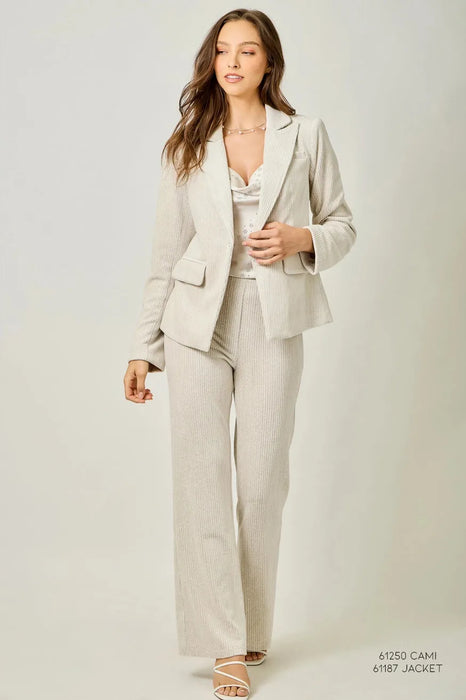 Stardust Embellished Cami Cream