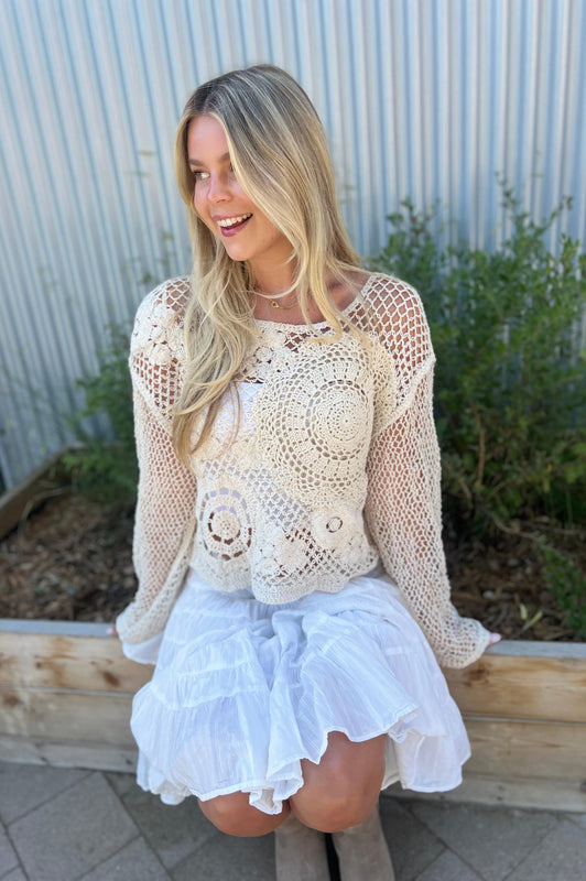 Brooke Crochet Top