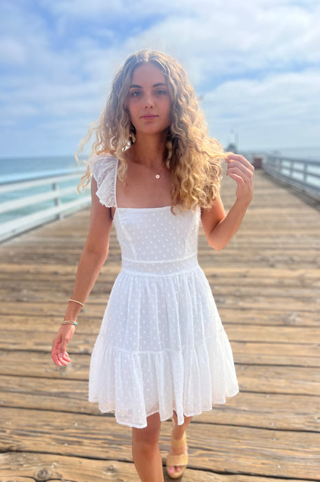 A Love Story White Swiss Dot Dress – Sunshine Girls Boutique