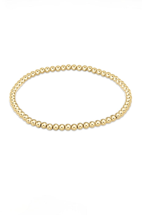 Classic Gold 3mm Bead Bracelet