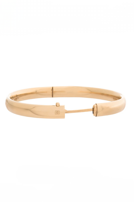 Cherish Gold Bangle Bracelet Medium