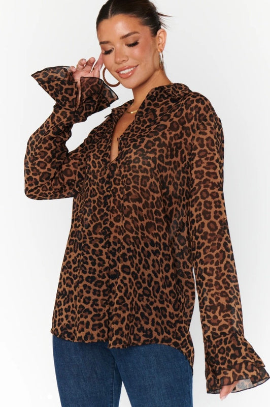 Show Me Your Mumu Carmela Top Leopard