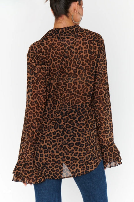 Show Me Your Mumu Carmela Top Leopard