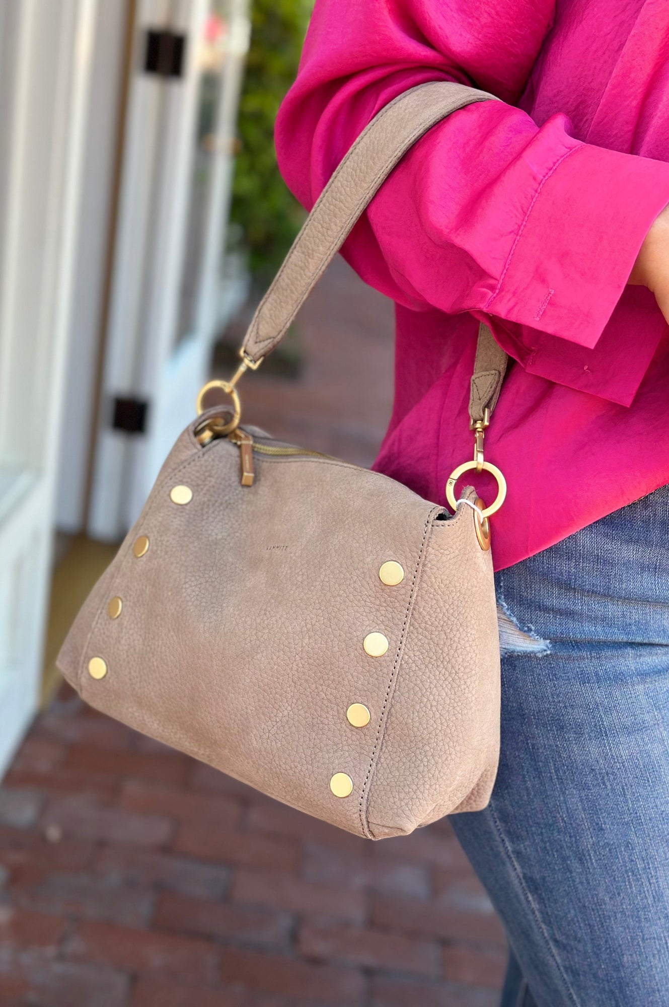 Hammitt Grey Natural Hammitt Handbag Bryant Med Grey Natural