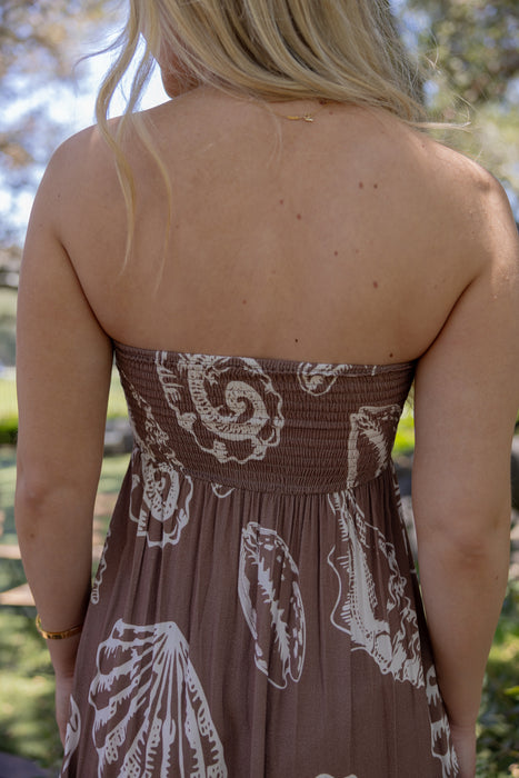 Surf Gypsy Raffia Shell Dress