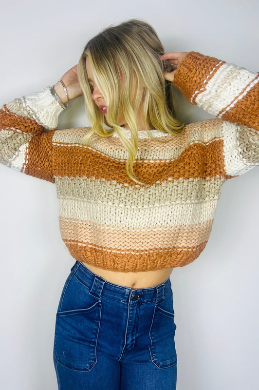 Butter Pecan Chunky Sweater