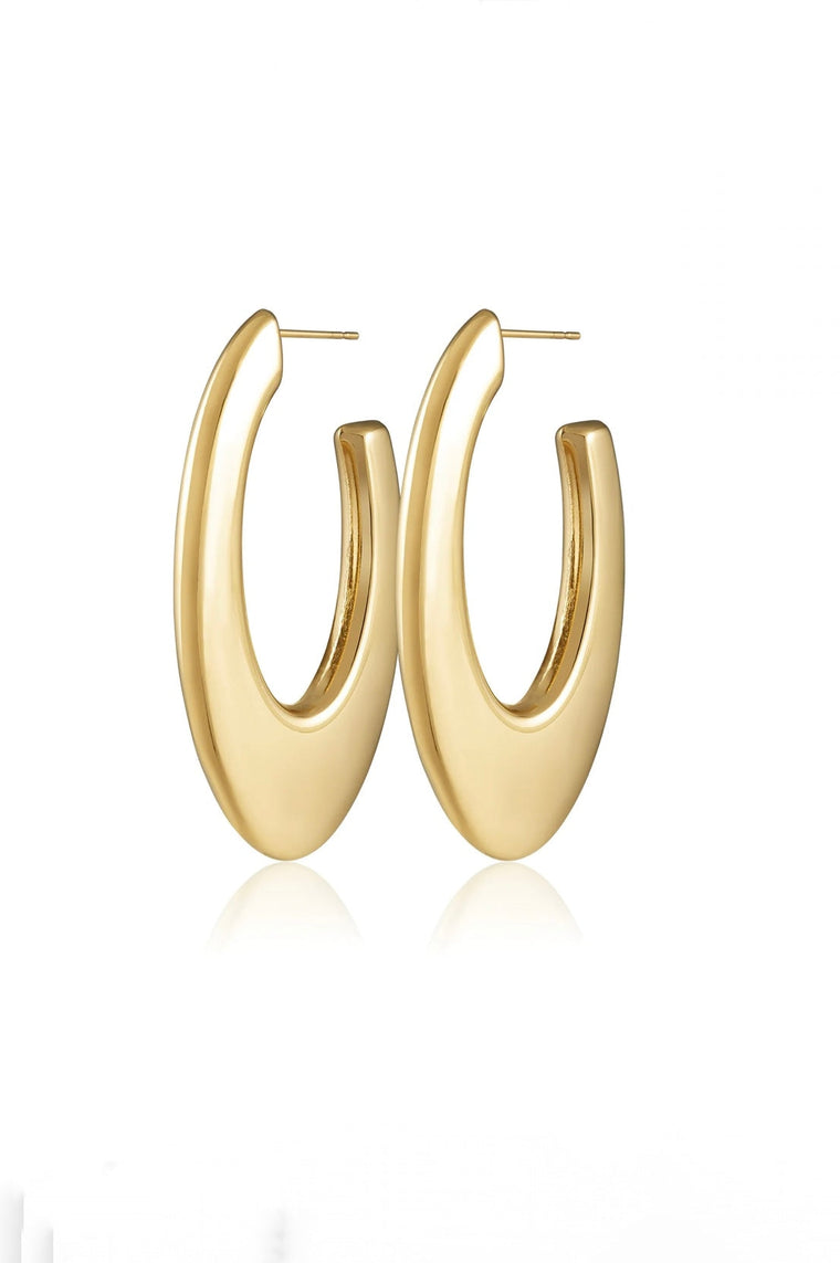 Owen Hoop Earrings Gold