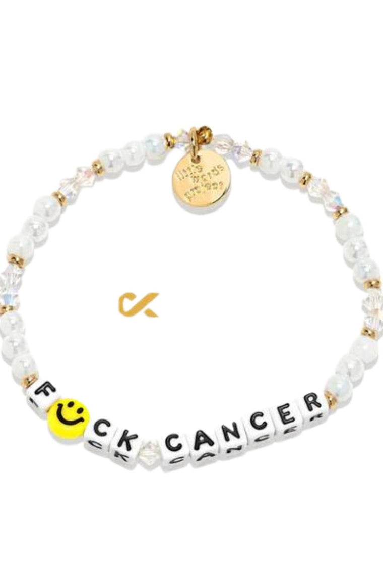 F*ck Cancer Bead Bracelet- Little Word Project