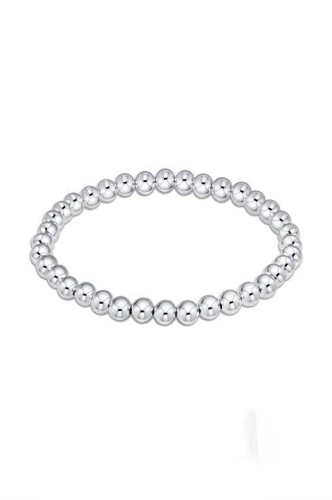 Classic Sterling 5mm Bead Bracelet