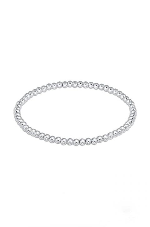 Classic Sterling 3mm Bead Bracelet