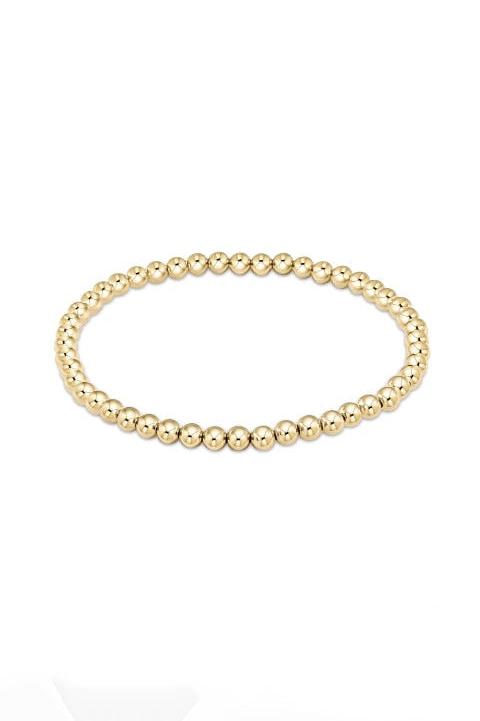 Classic Gold 4mm Bead Bracelet