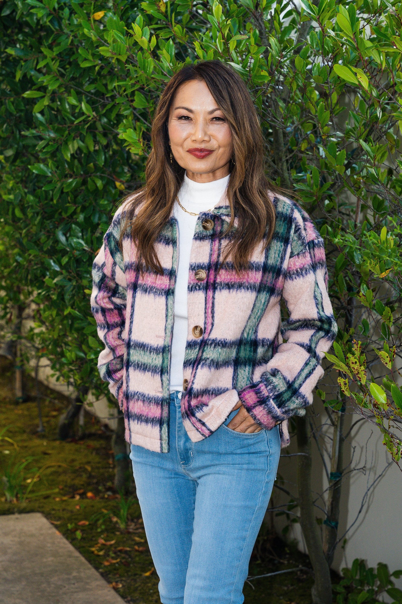 Sweet Pink Plaid Shacket – Sunshine Girls Boutique