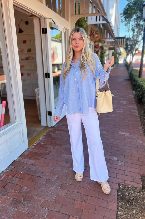 Always a Classic Striped Shirt Blue/White