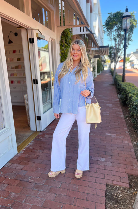 Always a Classic Striped Shirt Blue/White