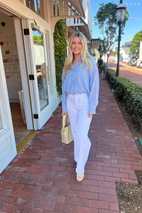 Always a Classic Striped Shirt Blue/White