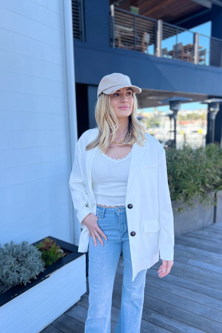 The Leola Jacket Off White